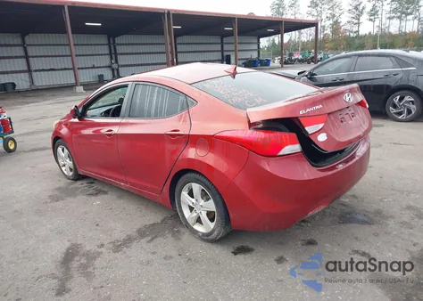 2011 Hyundai Elantra Gls (Ulsan Plant) z USA, uszkodzony, nr VIN KMHDH4AE6BU086272